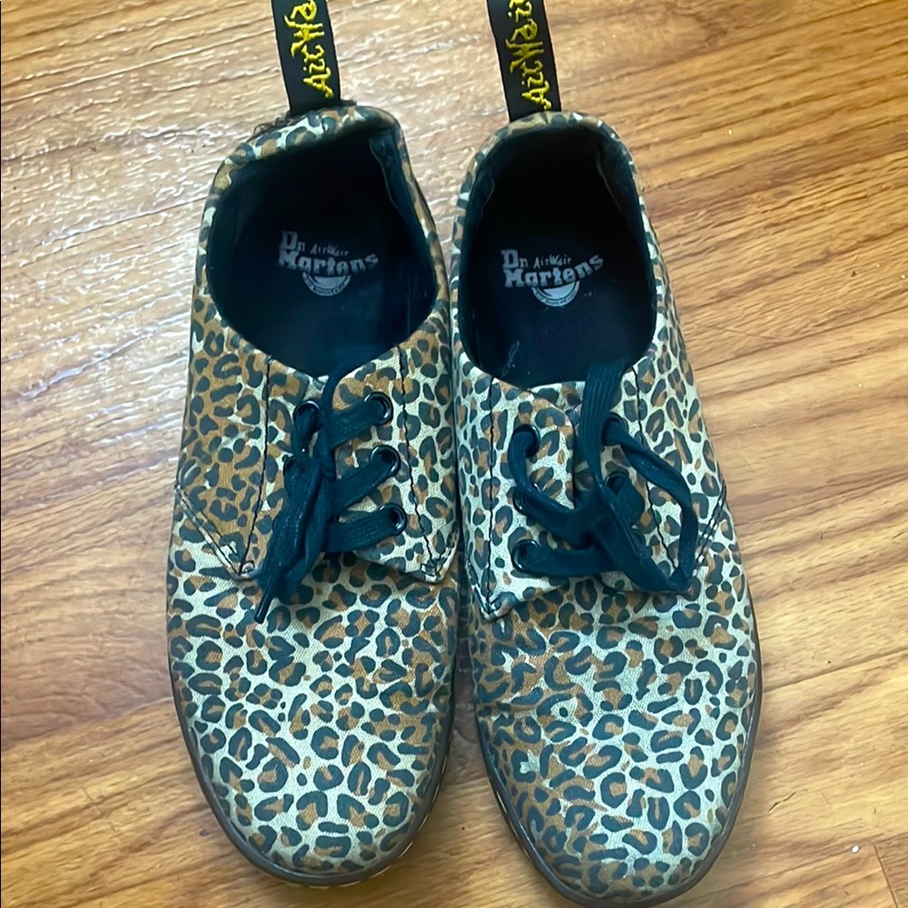 Dr. Martens Leopard Print Shoes Size 6